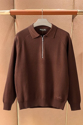 Мужской свитер premium - Brown