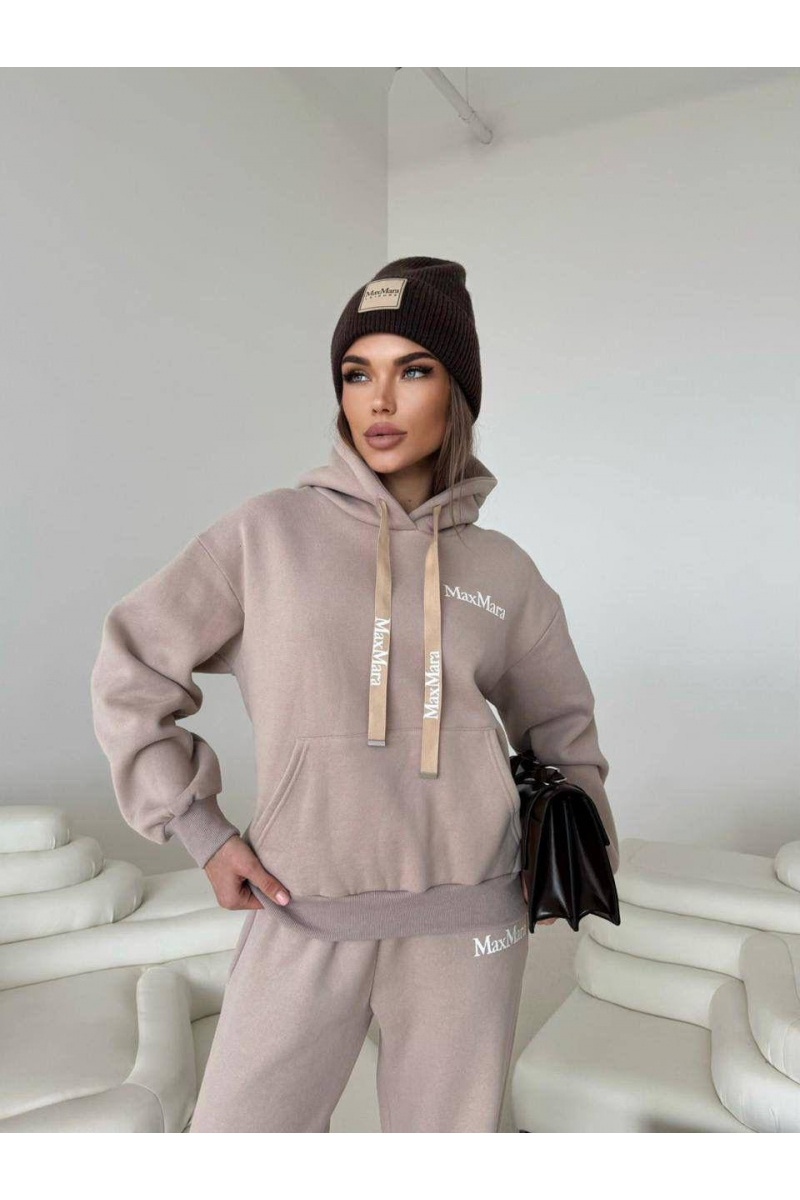 Max Mara Женский костюм тройка на флисе premium - Beige