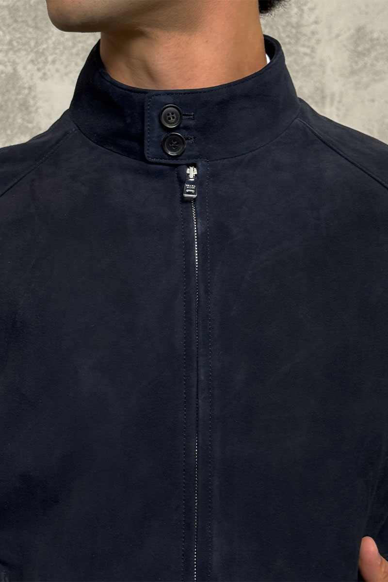 Prada Мужская кожаная куртка premium