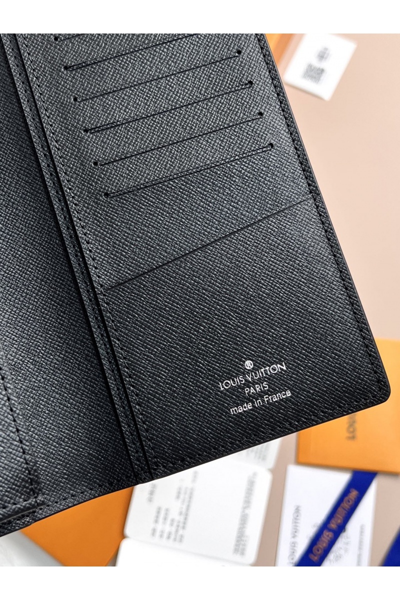 Lоuis Vuittоn Кожаный бумажник Brazza Premium 19x9.5x2.5 см