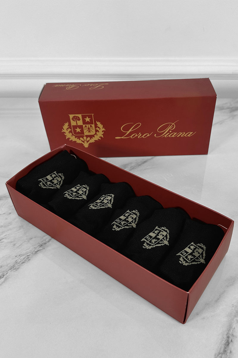 Loro Piana Комплект носков beige logo