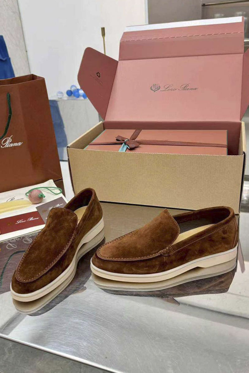 Loro Piana Женские заишевые лоферы Summer Walk premium