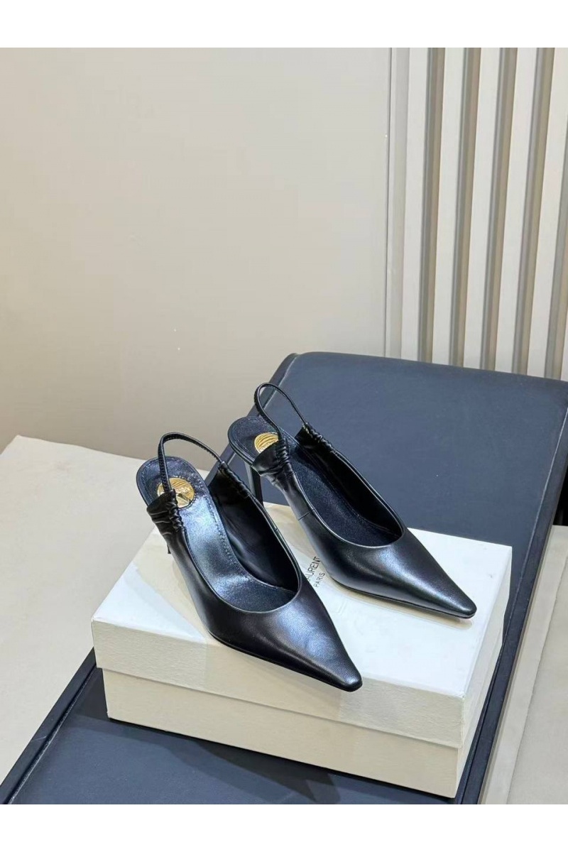 Yves Saint Laurent Женские кожаные туфли premium