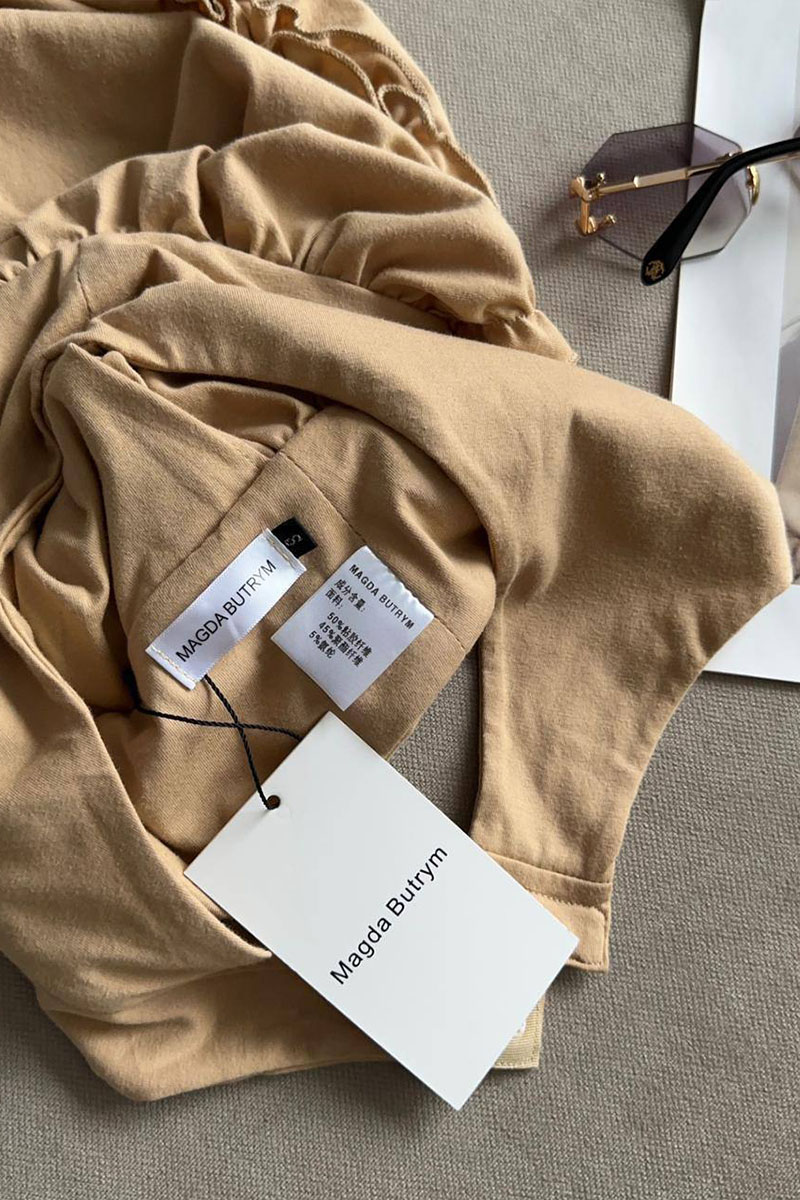 Designer Clothing Женское бежевое боди Magda Butrym