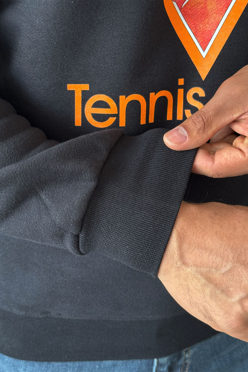 Casablanca Чёрный свитшот tennis club 