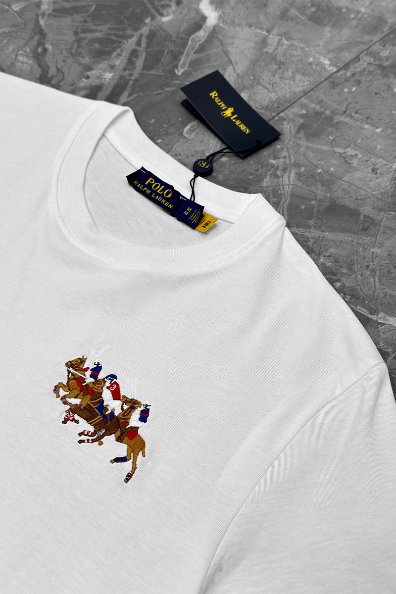 Polo Ralph Lauren Мужская белая футболка Match Club