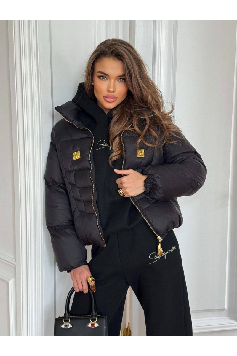 Schiaparelli Женский костюм тройка на флисе premium - Black