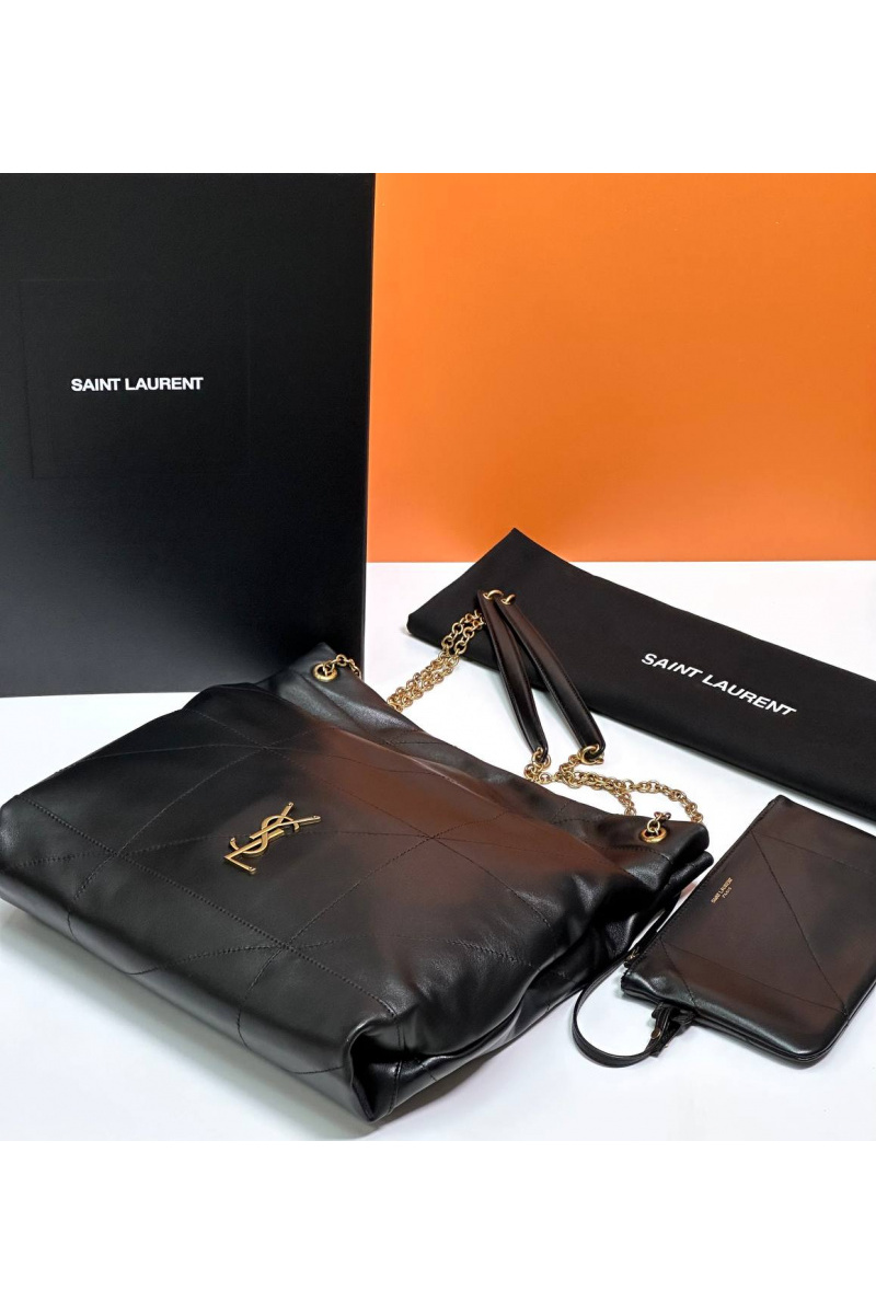 Yves Saint Laurent Кожаная сумка Jamie Premium 28x28x6 см - Black