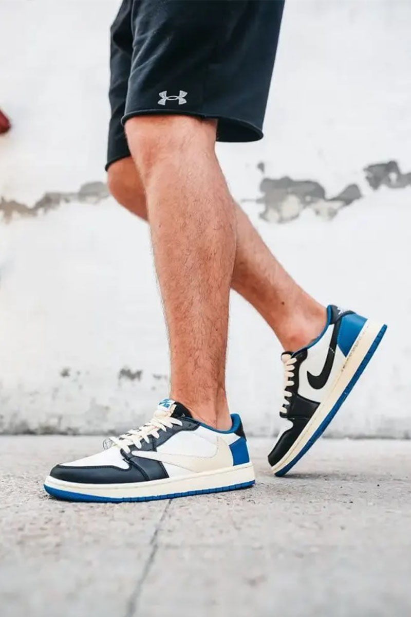 Nike Кроссовки Travis Scott x Fragment x AJ1 Low Premium