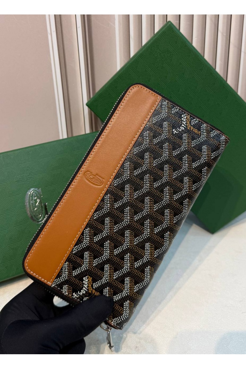 Designer Clothing Кожаное портмоне Goyard Matignon GM premium 20x11x2.3 см