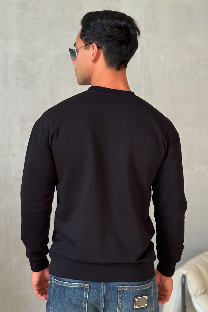 Kenzo Мужской чёрный свитшот Tiger Head embroidered