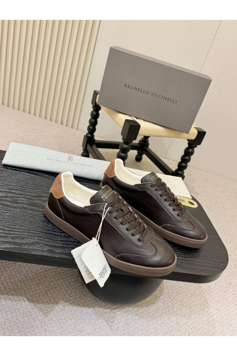 Brunеllо Сuсinеlli Кожаные кроссовки low-top - Brown