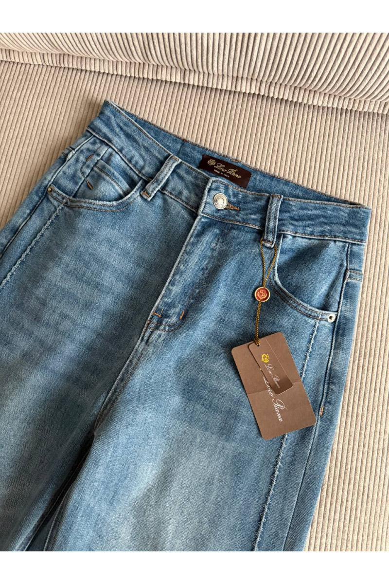 Loro Piana Синие женские джинсы premium