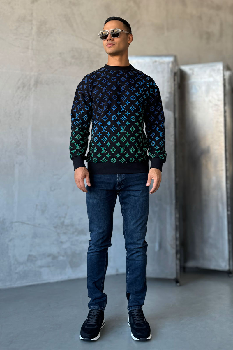 Lоuis Vuittоn Мужской свитшот Gradient Monogram