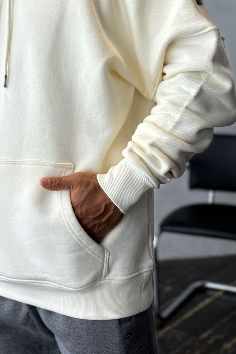 Palm Angels Утеплённое оверсайз худи Classic Logo - White