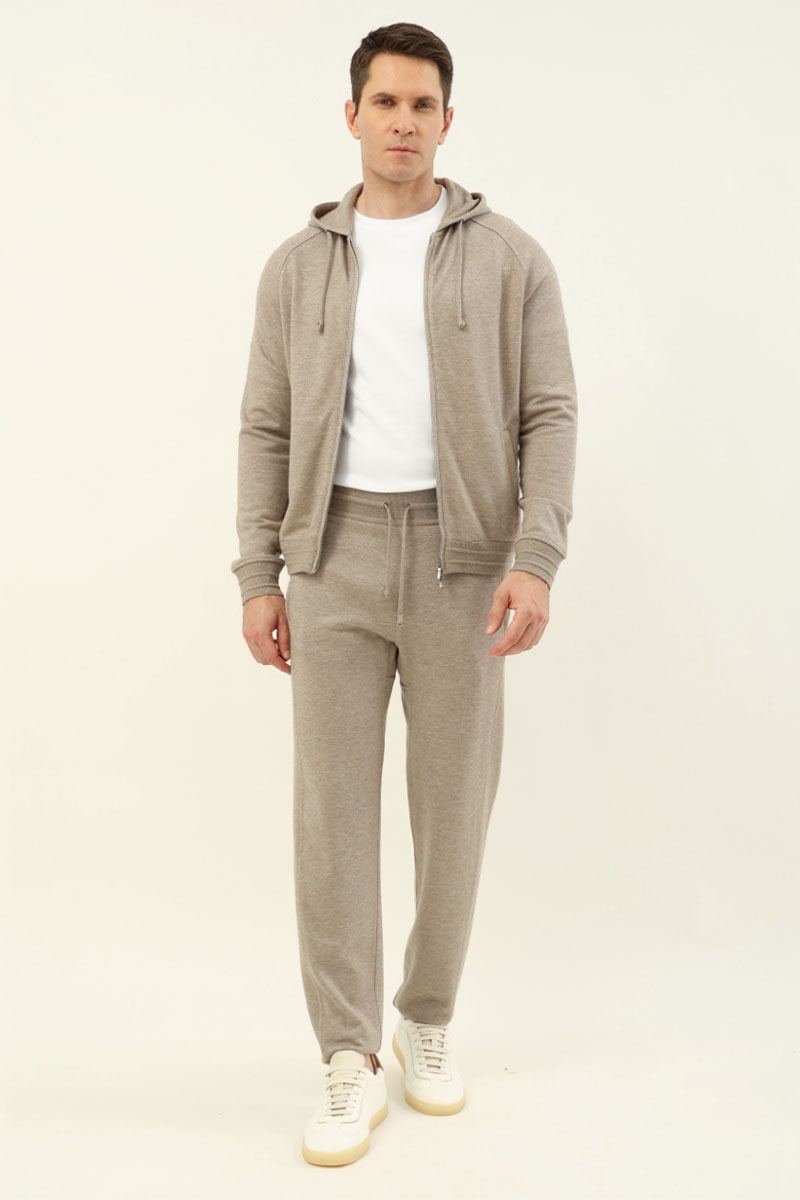 Loro Piana Бежевая кофта на молнии premium