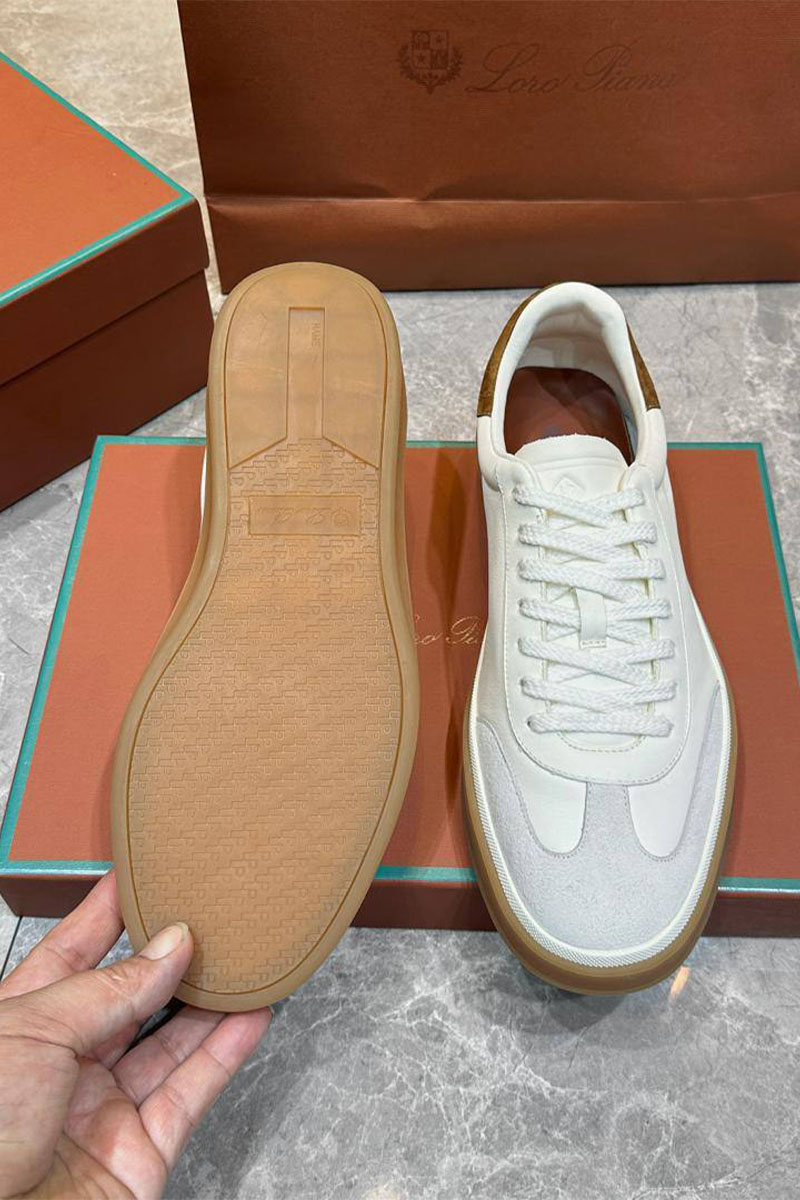 Loro Piana Мужские кроссовки Tennis Walk - White