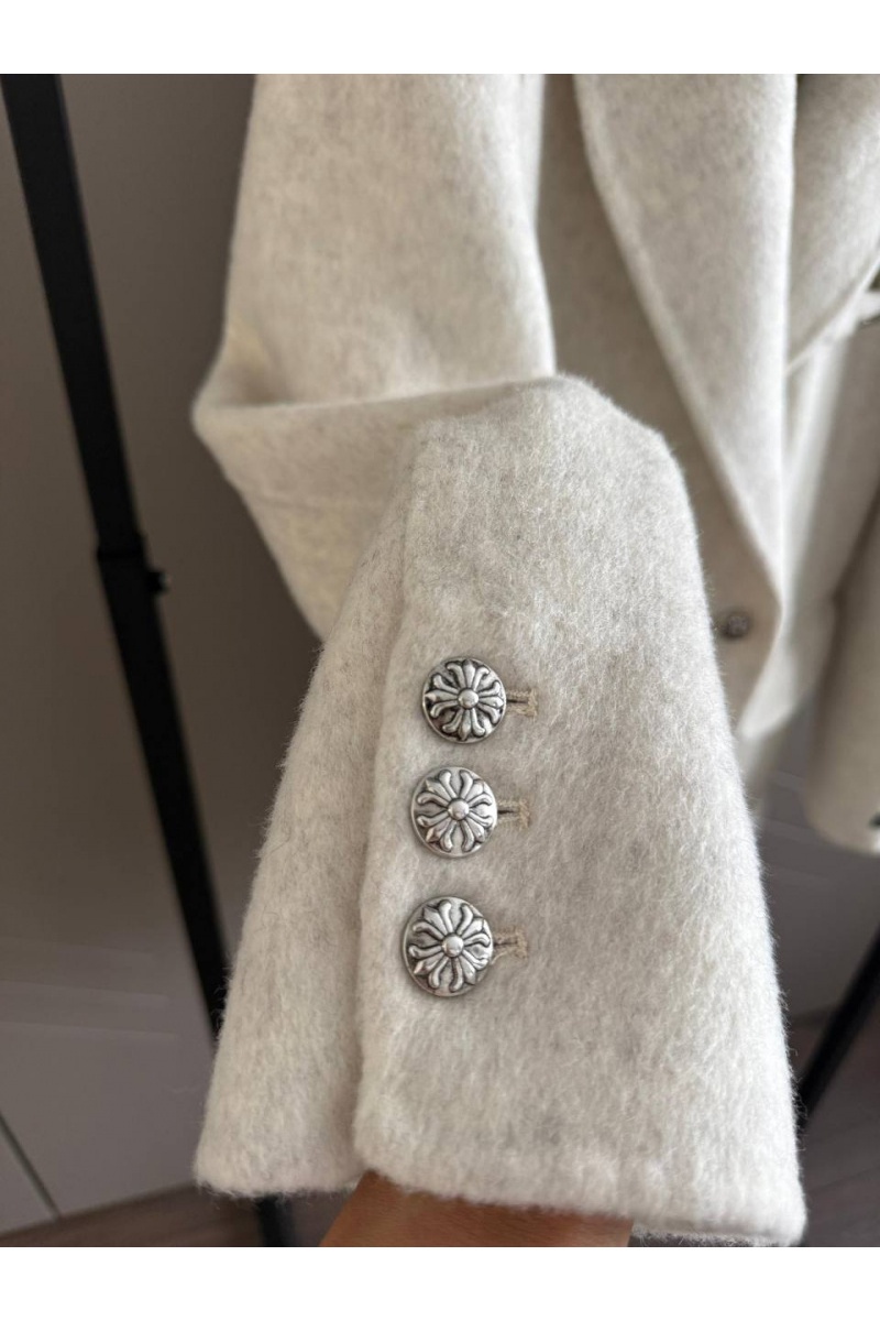 Chrome Hearts Женское шерстяное пальто пиджак Premium - White