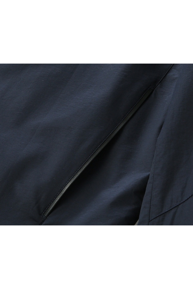 Zegna Мужская тёмно-синяя ветровка 