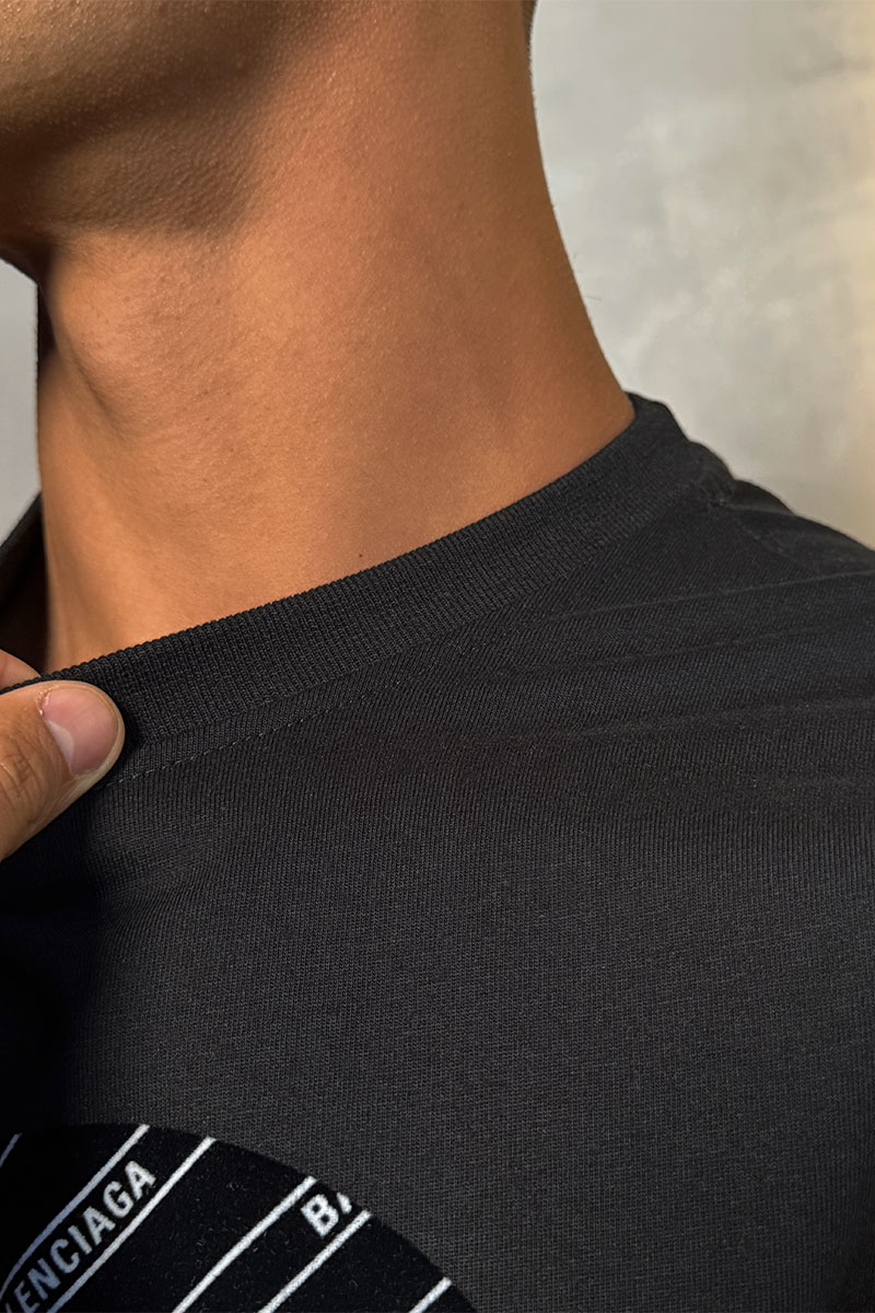 Gucci Чёрная оверсайз футболка Collaboration