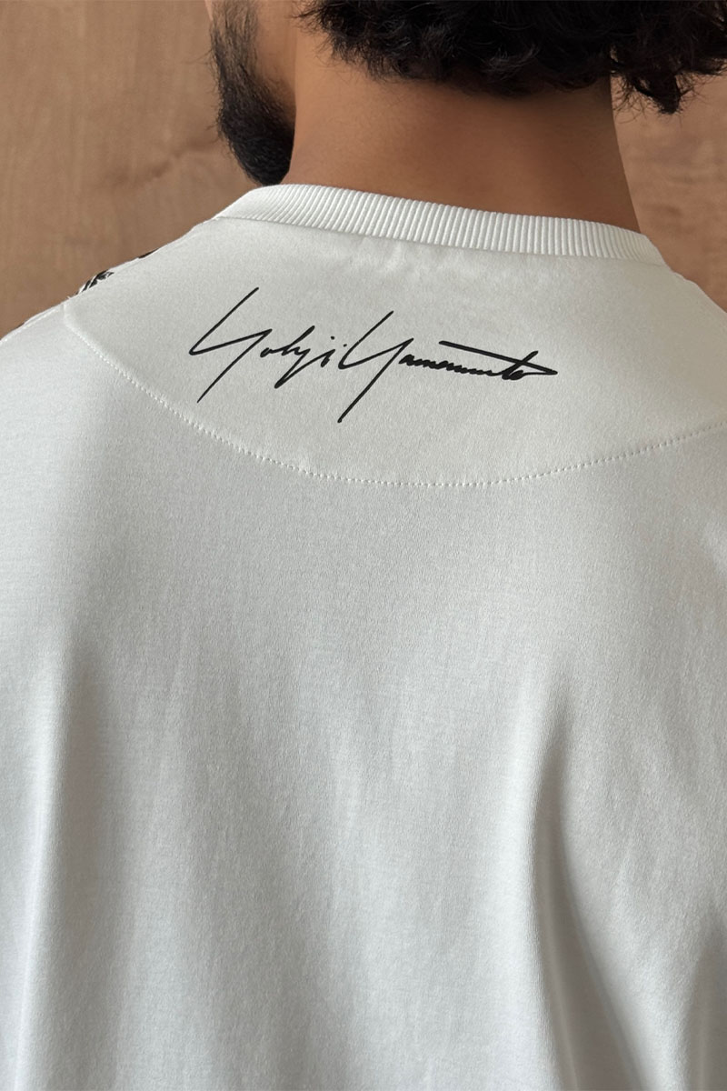Y-3 Yohji Yamamoto Мужская белая футболка 