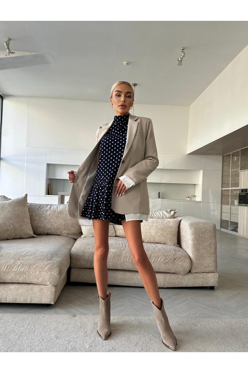 MIU MIU Женское синее платье 