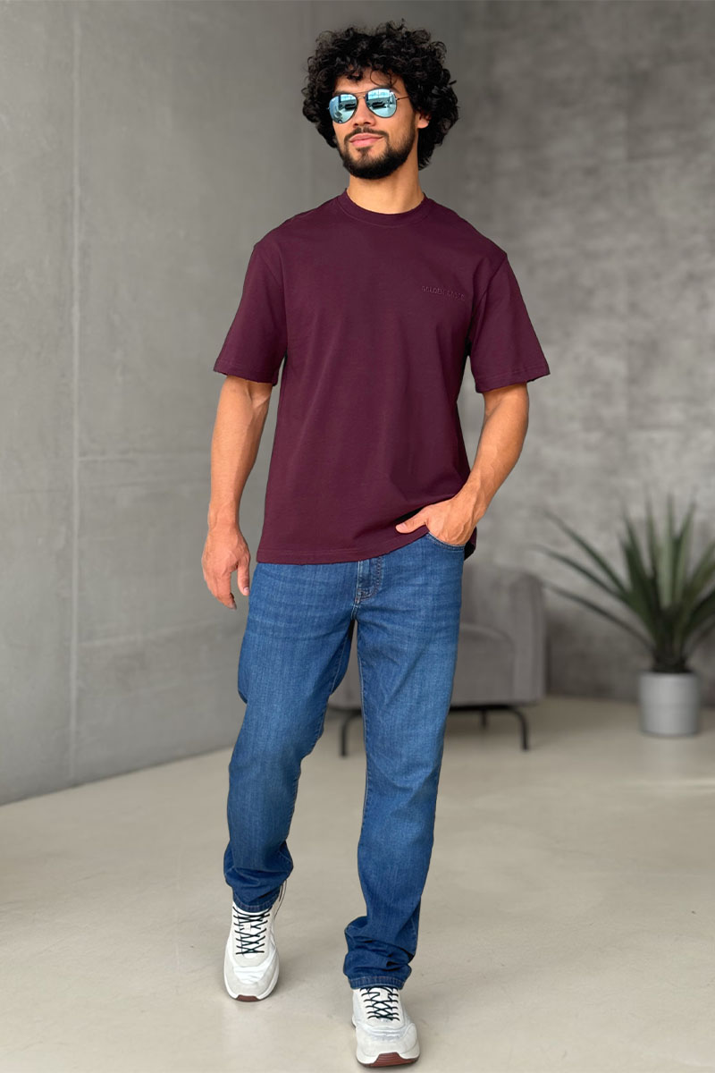 Kiton Мужские синие джинсы premium