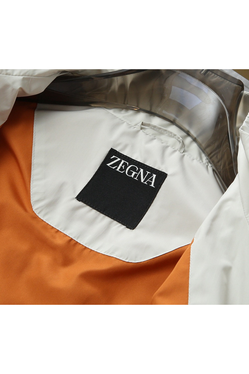 Zegna Мужская бежевая ветровка 
