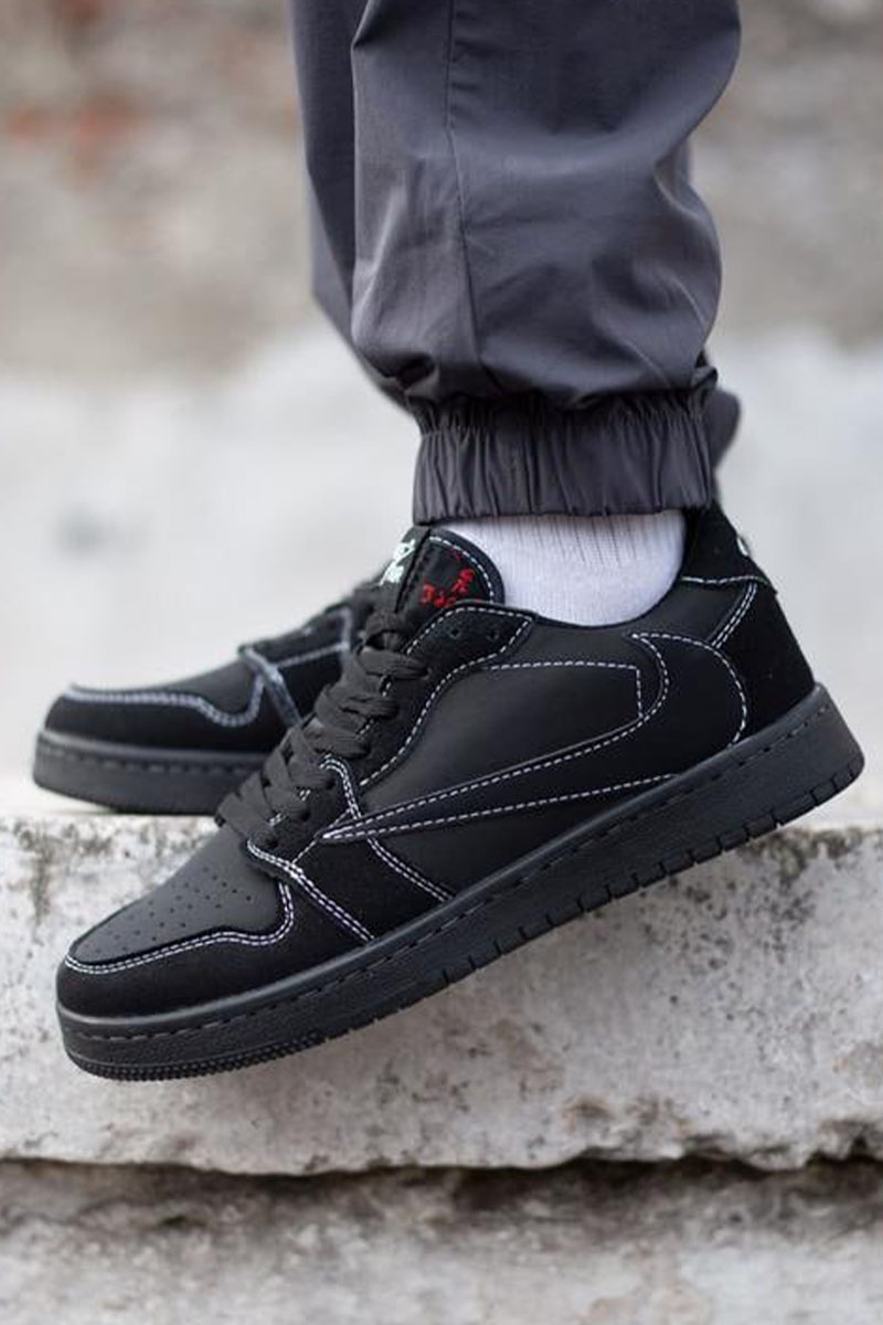 Nike Кроссовки AJ1 x Travis Scott "Black Phantom" Premium