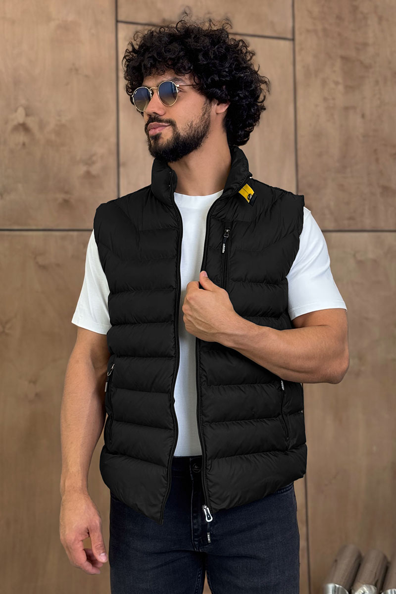 Designer Clothing Жилет чёрного цвета Parajumpers