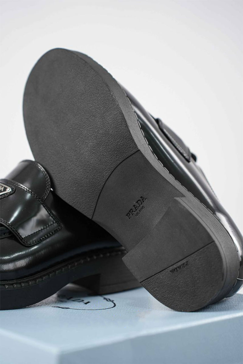 Prada Мужские кожаные лоферы premium