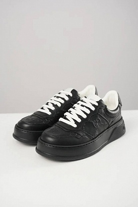 Комбинированные кроссовки Interlocking G - Black