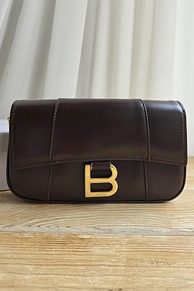 Кожаная сумка Hourglass 22x13 см