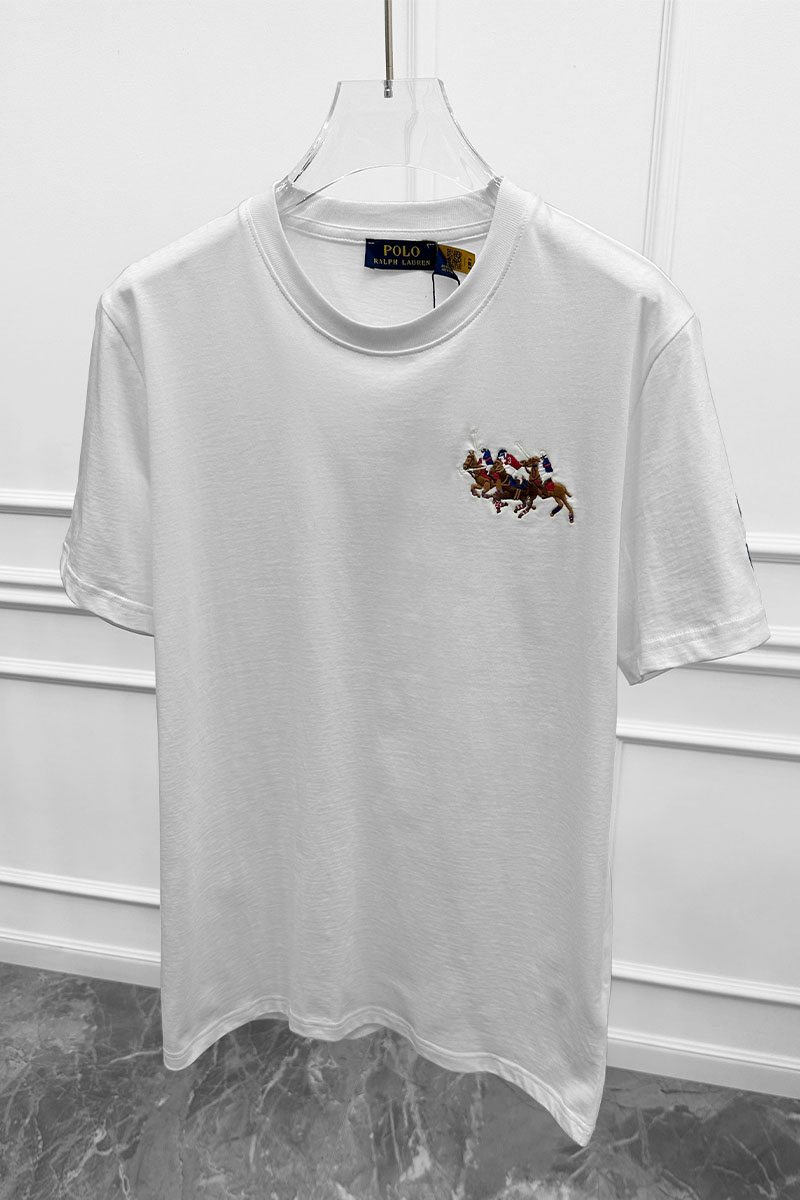 Polo Ralph Lauren Мужская белая футболка Match Club