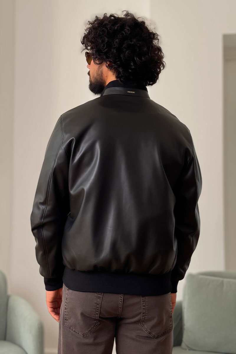 Loro Piana Мужская кожаная куртка 