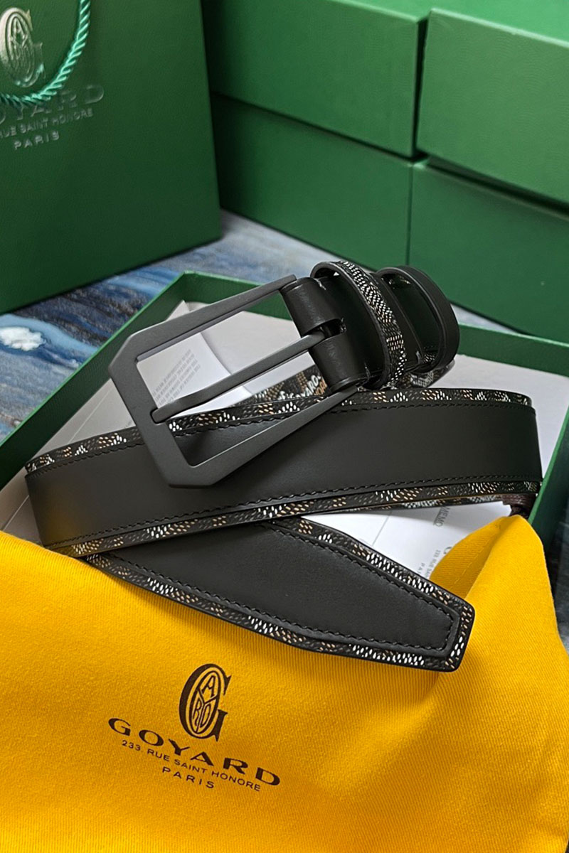 Designer Clothing Кожаный ремень Goyard Honore Goyardine premium