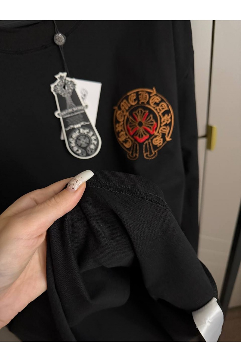 Chrome Hearts Женский трикотажный лонгслив Premium - Black