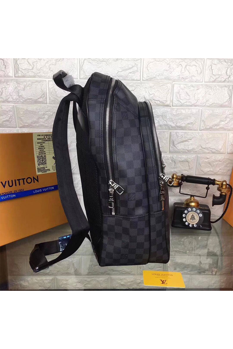 Lоuis Vuittоn Кожаный рюкзак Damier 28x45x18 см