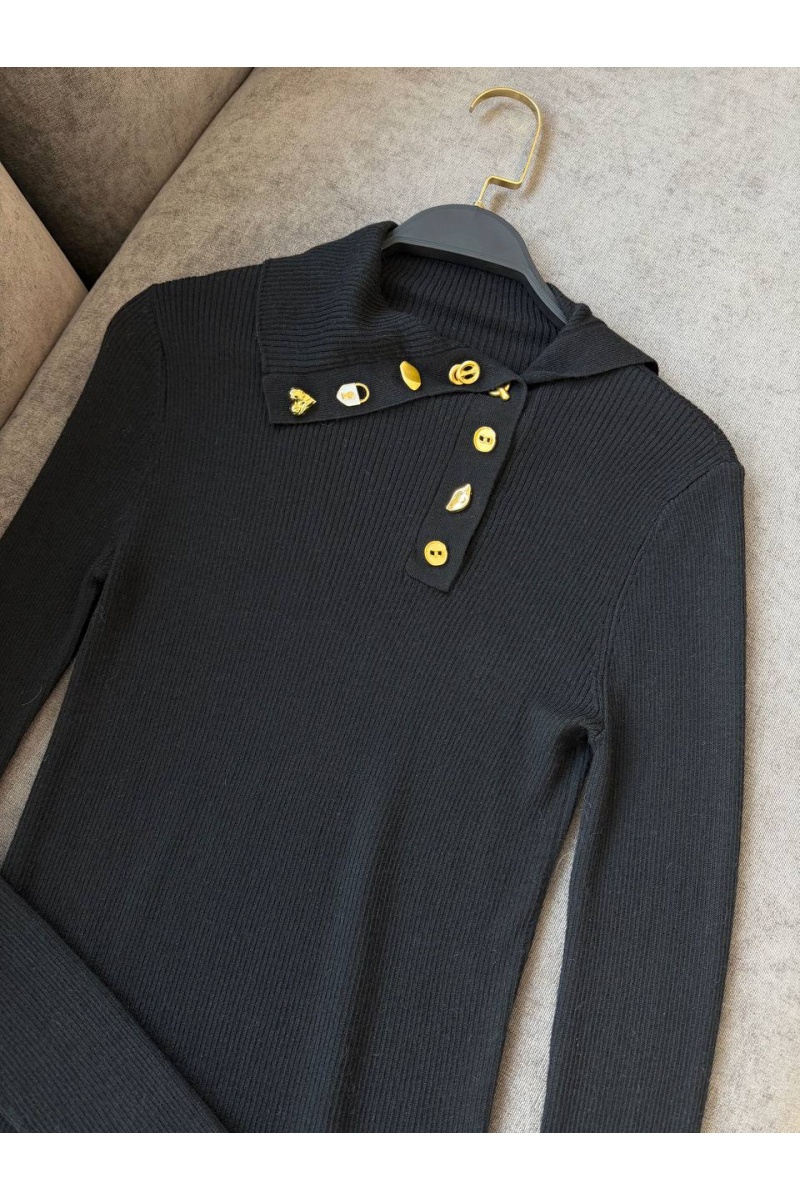 Schiaparelli Женский трикотажный лонгслив premium - Black
