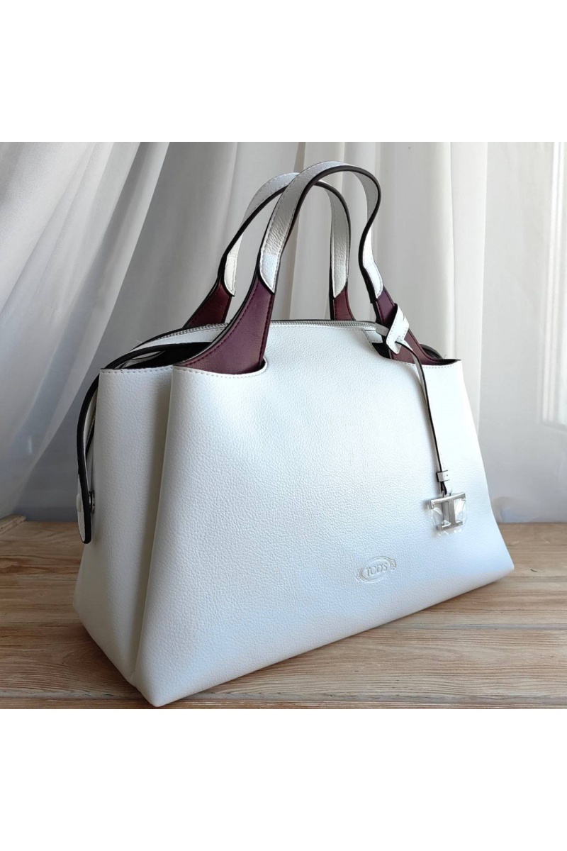 Designer Clothing Женская сумка Tod's Bauletto 36x16.5 см - White