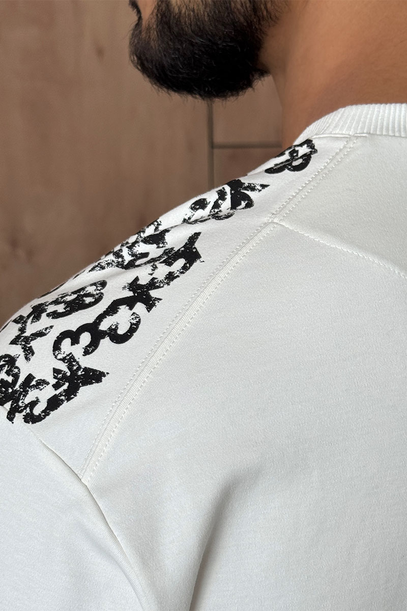 Y-3 Yohji Yamamoto Мужская белая футболка 