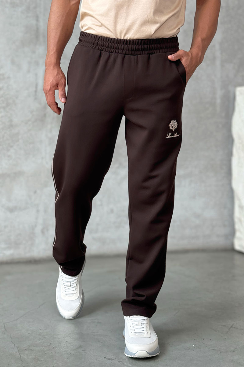 Loro Piana Спортивные штаны коричневого цвета