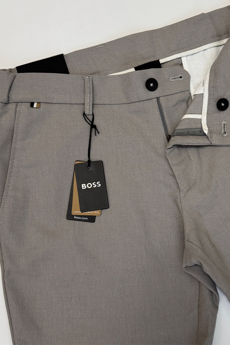 Hugо Воss Мужские брюки светло-серого цвета