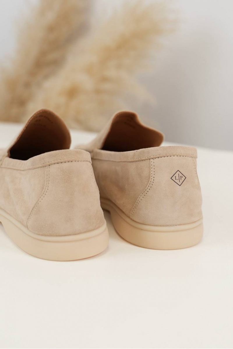 Loro Piana Мужские замшевые лоферы Summer Walk