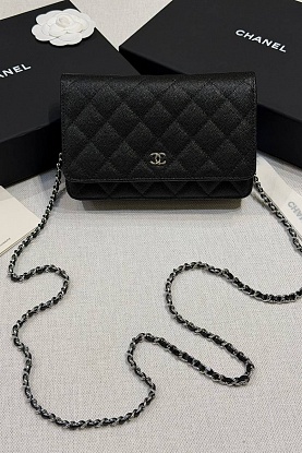 Кожаная сумка Wallet on Chain premium 19x12x4 см