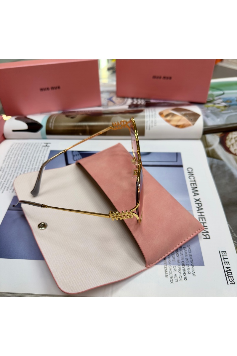 MIU MIU Женские солнцезащитные очки Glimpse