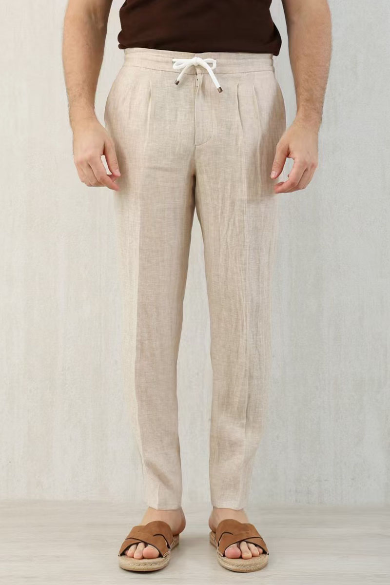 Brunеllо Сuсinеlli Льняные брюки Premium - Beige
