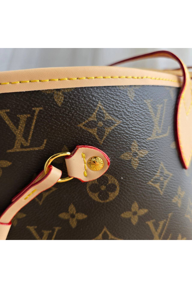 Lоuis Vuittоn Кожаная сумка Takashi Murakami Neverfull MM 33x29 см
