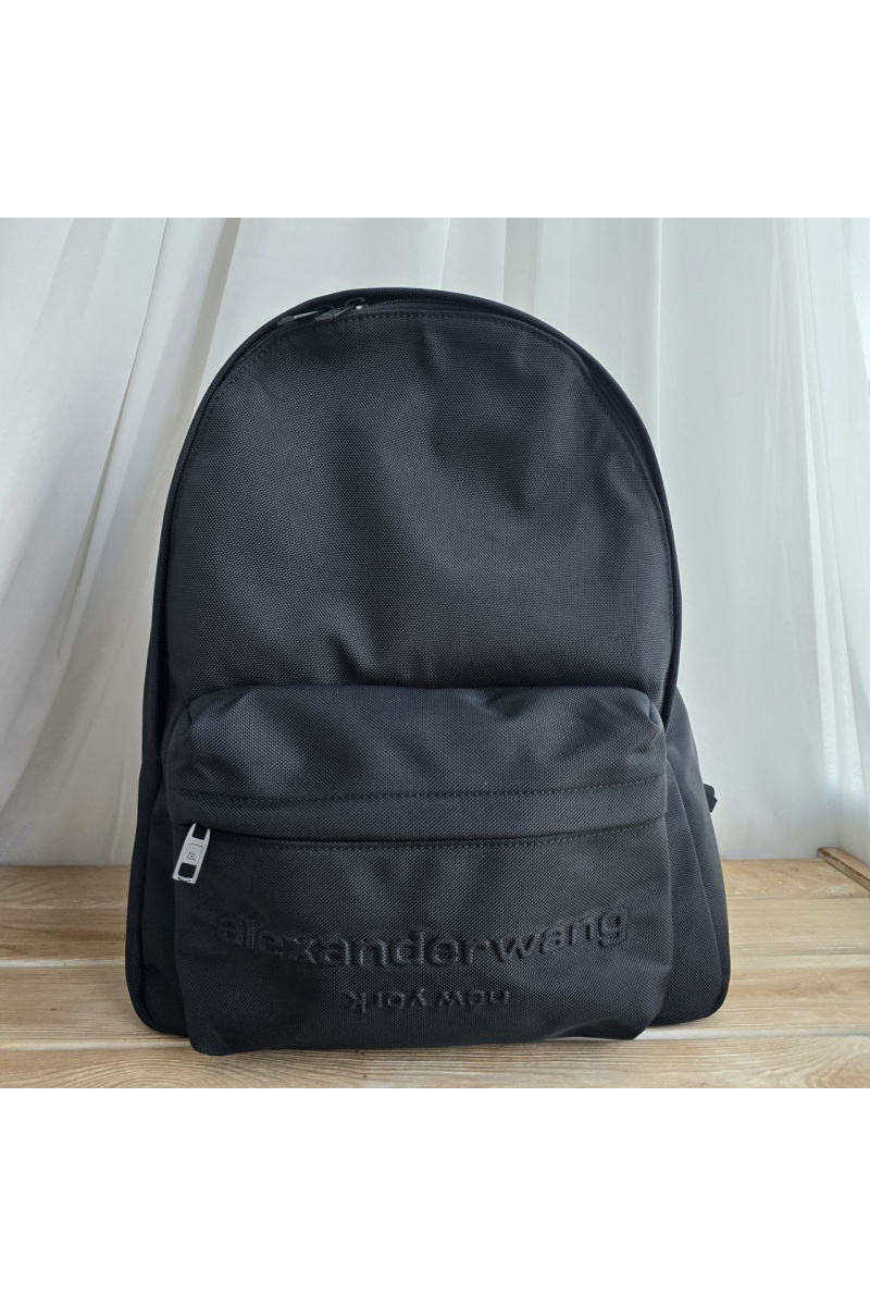 Alexander Wang  Чёрный текстильный рюкзак 41x32 см