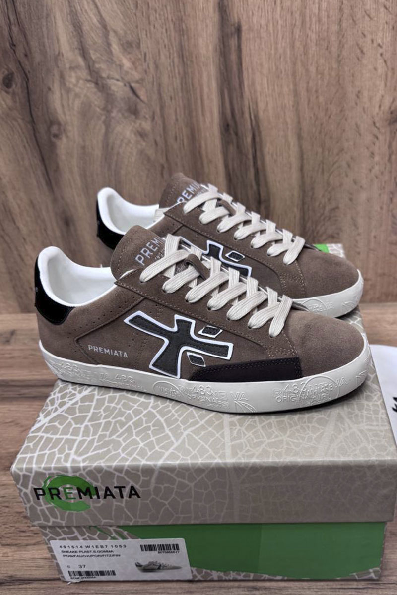 Premiata Женские замшевые кроссовки Sista WI